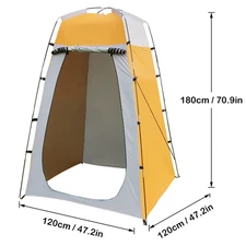 Camping Tent for Shower 6FT Privacy Changing Room for Camping Biking Toilet Show