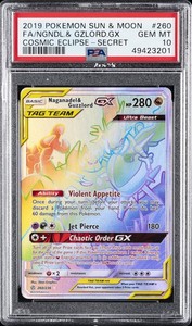 Naganadel & Guzzlord GX (Secret) 260/236 Cosmic Eclipse