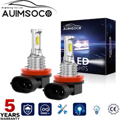 For Toyota Corolla CE LE C S Sedan 4-Door 2009-2015 H11 LED Fog light Bulbs