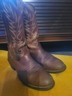 Double-H Work /Western Mens Full Grain Brown Leather Boots. size 8 D — photo 7