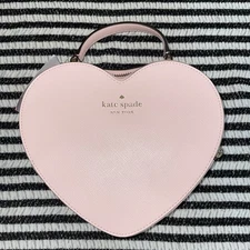 NWT Limited Kate Spade New York Love Shack Heart Leather Crossbody in Pink