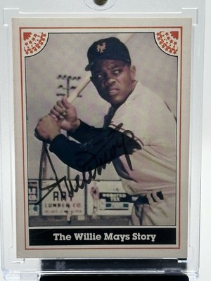 1983 ASA The Willie Mays Story Auto #1362/2000 Limited Edition Giants HOF