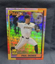 Paul Skenes 2025 Topps Chrome Logofractor 35th Anniversary Gold Cup #90CB-13
