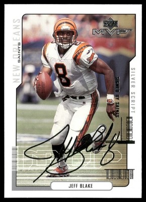 Jeff Blake 2000 Upper Deck UD MVP Silver Script Insert #106 Cincinnati Bengals