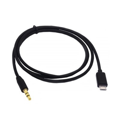 Micros USB To 3.5mm Audios Car Auxs Cable For NOTE2 N7100 NOTE3 Music Playback