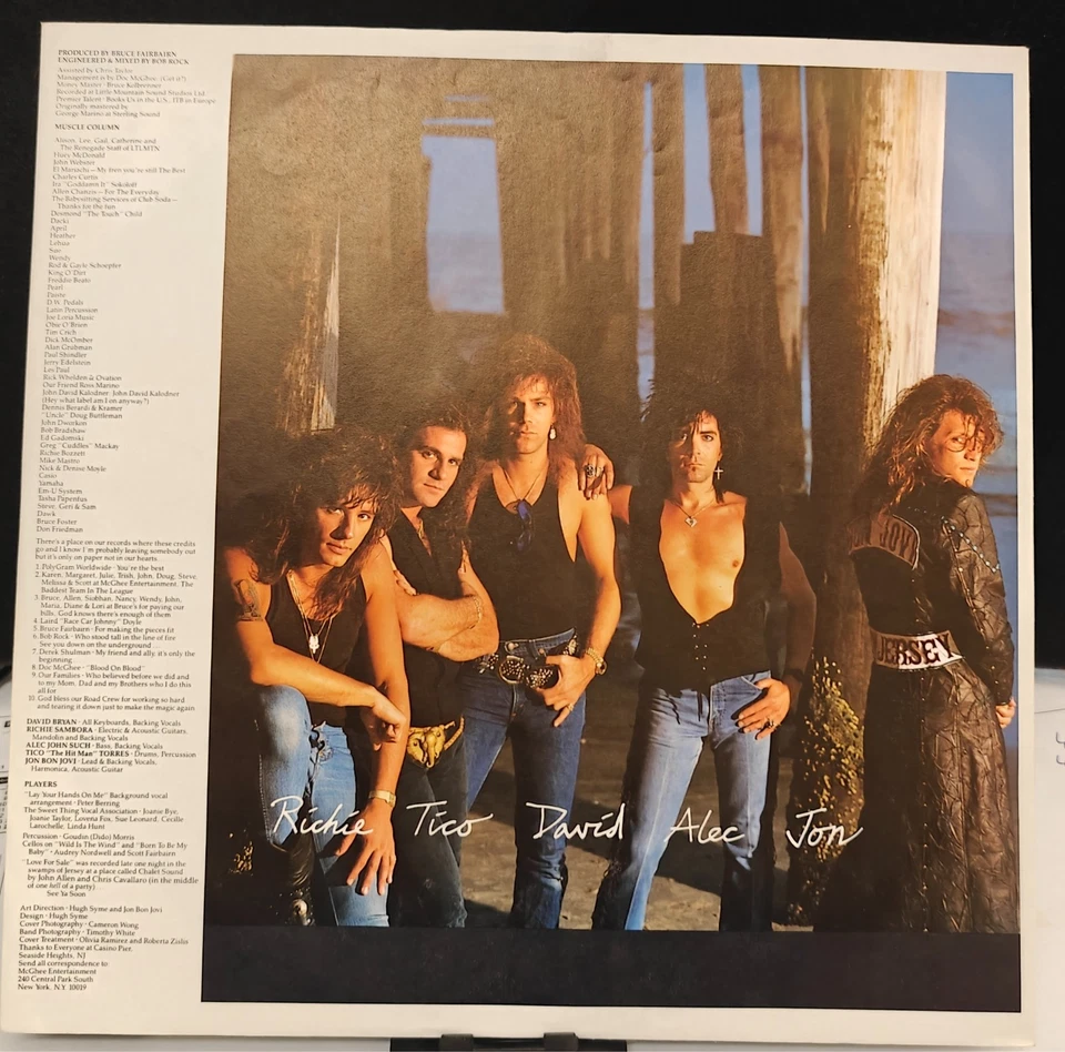 LP / Schallplatte / Vinyl - BON JOVI - NEW JERSEY - Bild 4 von 4
