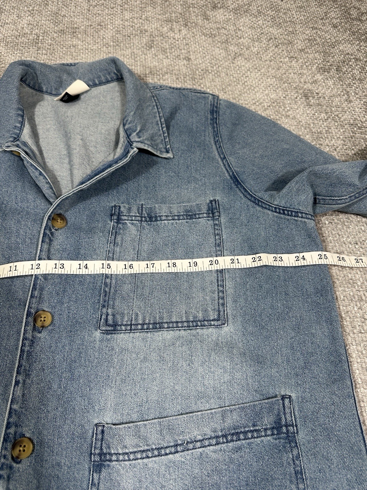 Universal Thread Jacket Womens Large Blue Utility… - image 4