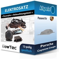 Towtec E-Satz 13Polig Fahrzeugspezifisch Passend FüR Porsche Cayenne Coupe