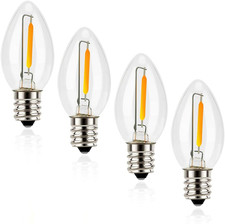 Night Light Bulbs, C7 Candelabra LED Light Bulbs, E12 Chandelier