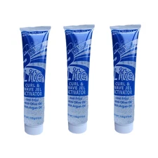 3x Luster's Scurl Lite Curl & Wave Jel Activator Natural Hair Gel 6oz