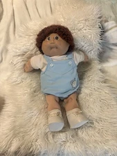 Cabbage Patch Kid 1982 Coleco Red Hair Brown Eyes Original Outfit 2 Dimples Toy