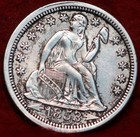 1853 Philadelphia Mint Silver Seated Liberty Dime with Arrows