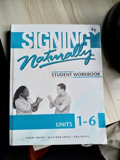 Signing Naturally student workbook Units 1 6 WITH 2 DVDs