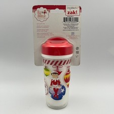 Zak Elf on the Shelf Insulated No Spill 8.7oz Toddler Sippy Cup Christmas New