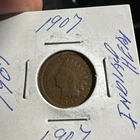1907 Indian Head Cent Penny Actual coin pictured