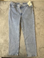 Abercrombie  Fitch The  90s Straight Ultra High Rise Jeans Light Wash 33 16L