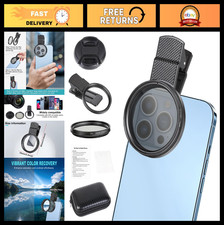 52mm Circular Polarizer Filter for iPhone  Android, HD CPL Lens, Multi-Coated,