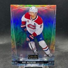 Mike Matheson 2024-25 UD O-Pee-Chee Platinum Arctic Freeze /99 Canadiens #173