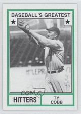 1982 TCMA Baseball's Greatest Hitters Tan Back Ty Cobb #1982-14 HOF 0u7
