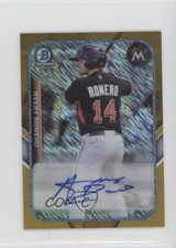 2015 Bowman Gold 28/50 Avery Romero #FFM-ARO Auto 0x0