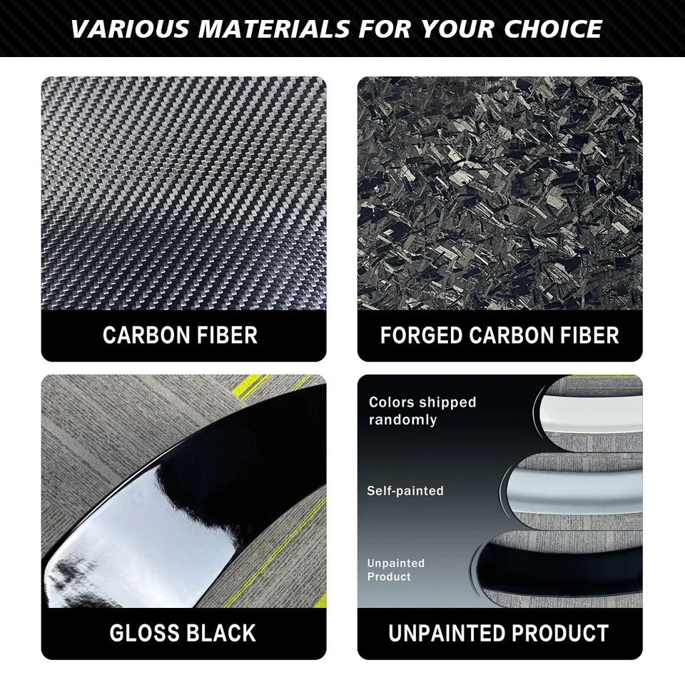 Forged/Carbon Fiber Rear Spoiler Wing For Aston Martin Convertible Coupe DB9 05+ - Image 2 of 4