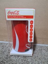 Coca Cola Collectibles Bluetooth Speaker w/FM Radio & Micro SD