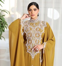 Arabic Isamic Clothing Womens Kaftan Abaya Islamic Clothing Beaded Kaftan