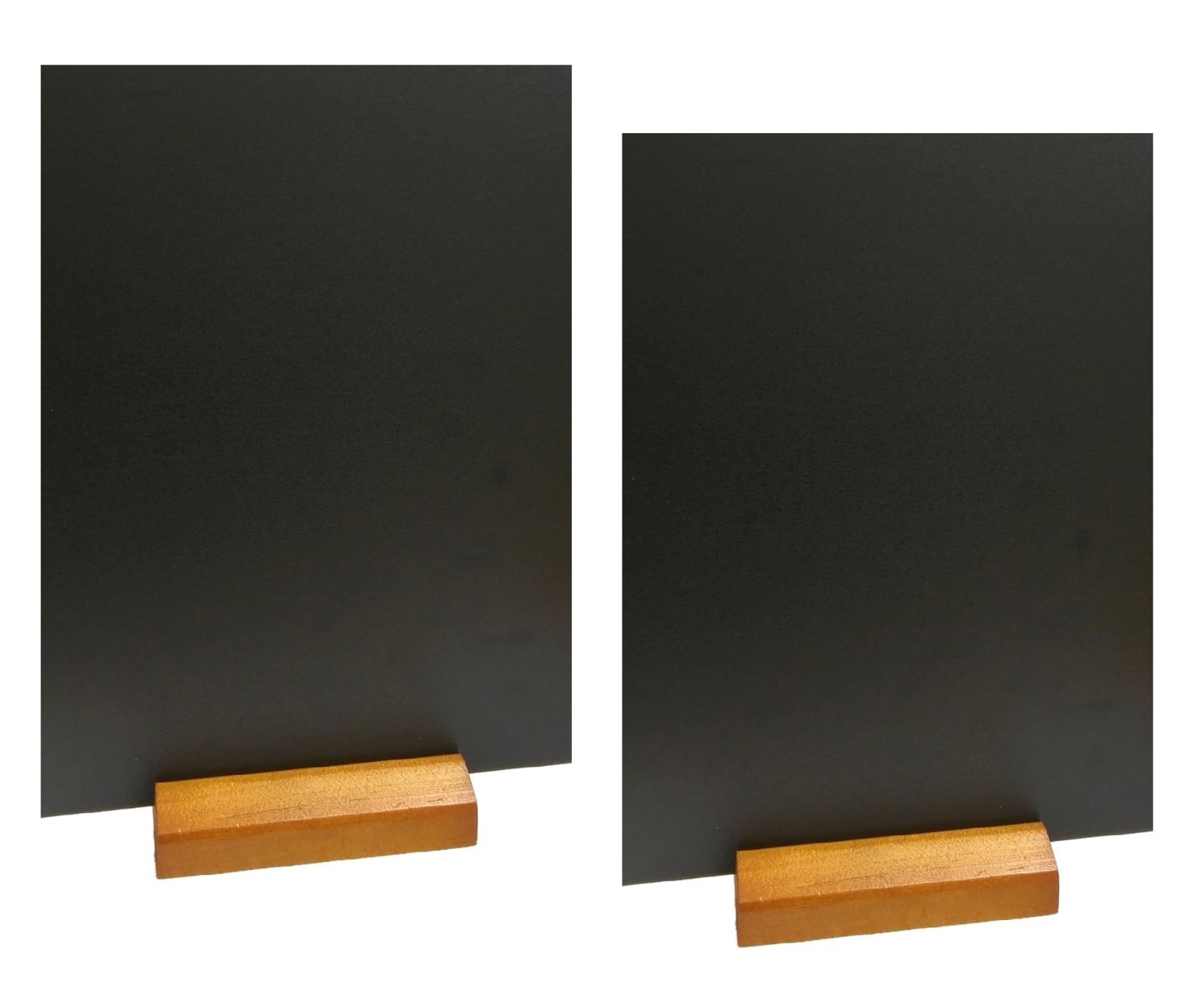 2 x A5 Menu Blackboard & Stand Table Top Chalk Board Notice Display Pub Specials