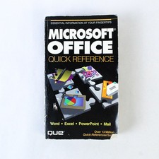 Microsoft Office Quick Reference 1994 - Word, Excel, PowerPoint Mail Guide