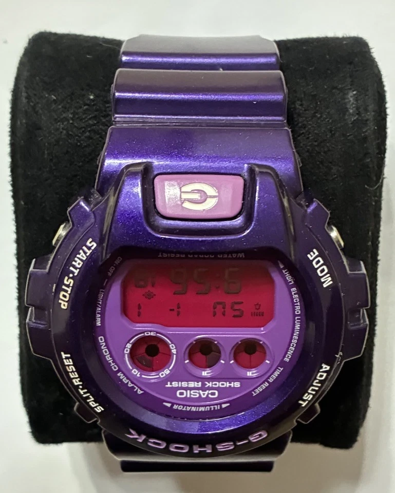 Reloj CASIO G-SHOCK DW-6900CC Púrpura Colores Locos Foto 2 de 4