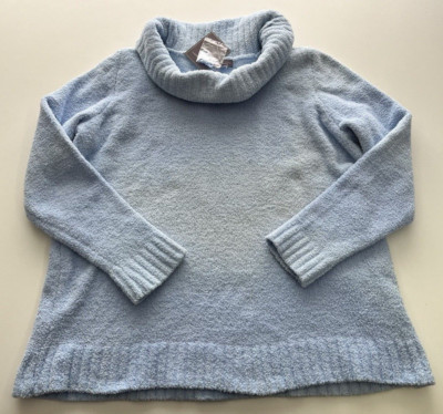 Damen Pullover Größe XL Rollkragen hellblau warm weich Soft Winter LAURA SCOTT