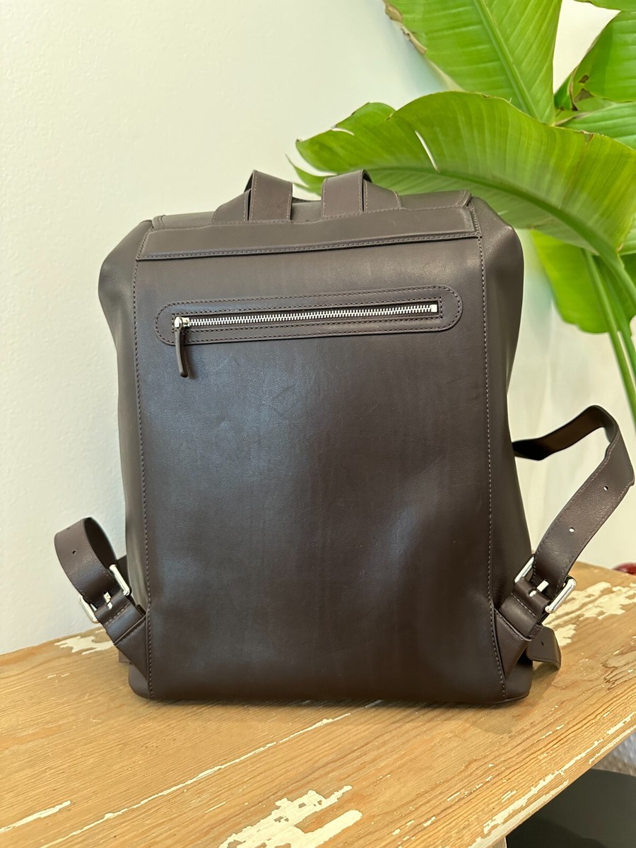 PATEK PHILIPPE Collectors Backpack Rich Dark Brown Leather *RARE