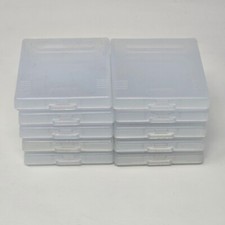 Lot of 10x Nintendo GameBoy OEM Clear Game Storage Cartridge Cases Dust Covers