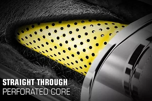 Silenciador de rendimiento oval MagnaFlow de acero inoxidable 4 X 9 diámetro 2,5/2,5 pulgadas #11386 Foto 2 de 2