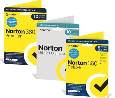 Norton Utilities Ultimate 360 Deluxe Antivirus TuneUp 2026 1 año 5 minutos de entrega