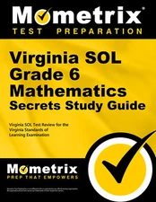 Virginia SOL Grade 6 Mathematics Secrets Study Guide
