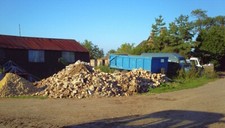 Photo 6x4 Farm buildings Ramsey/TL2885 Bury Lane becomes a rough track e c2007