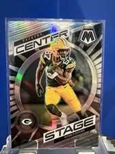 2023 Mosaic Prizm Silver Center Stage Romeo Doubs #CS-RD Packers