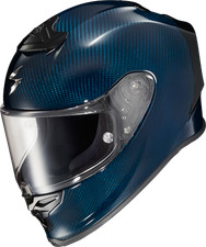 SCORPION EXO - R1 Air Full Face Helmet Carbon Blue Medium R1C-0204