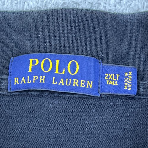 Polo Ralph Lauren Polo Shirt Long Sleeve Henley Men's 2XLT Tall Black - Picture 4 of 11