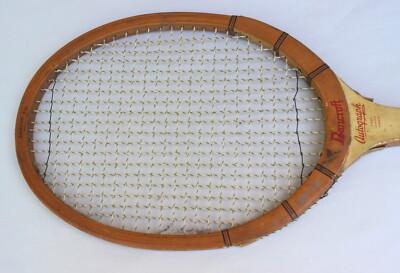 Bancroft Billie Jean King Autograph Wooden Tennis Racquet #3