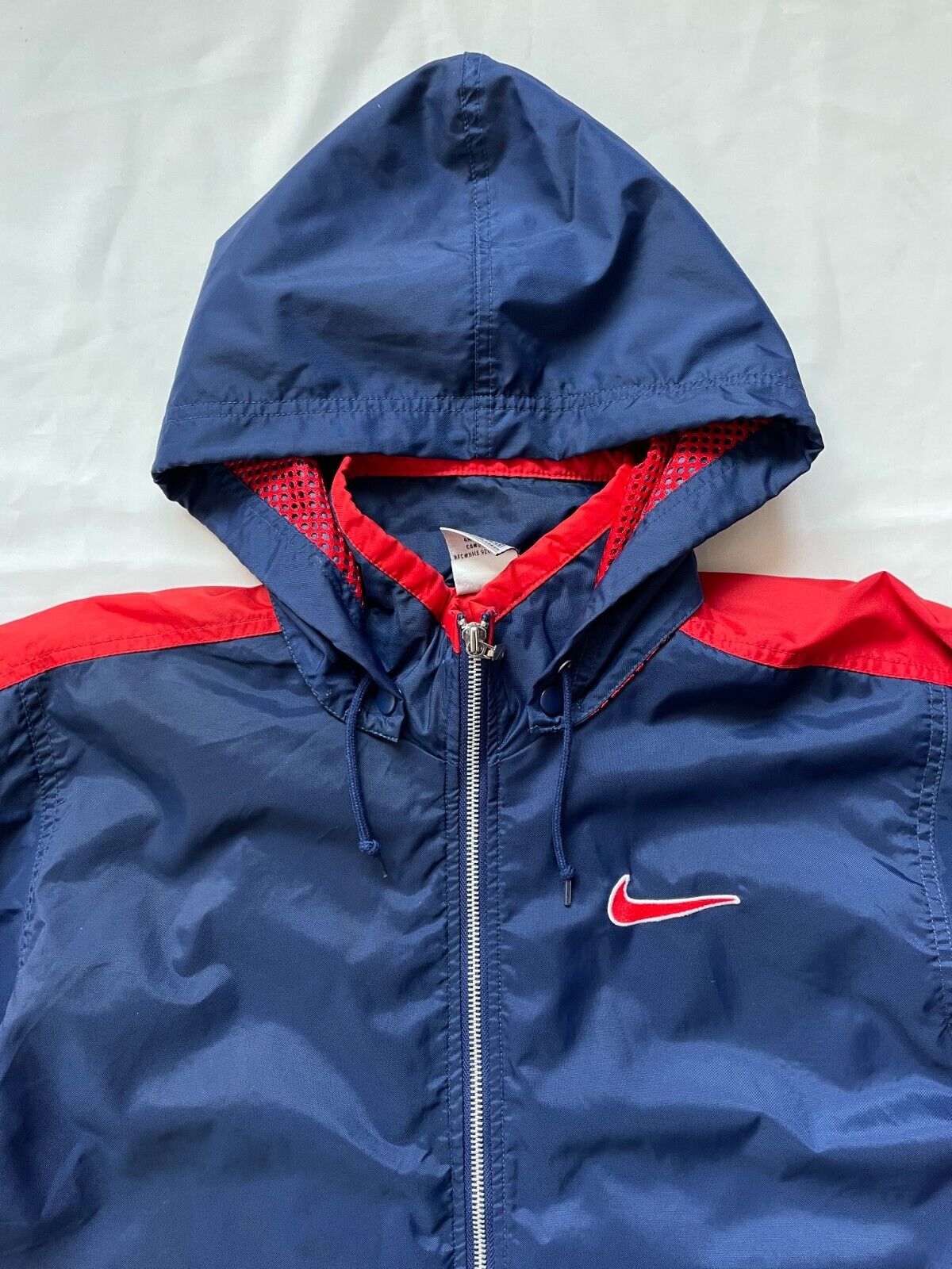 Nike Vintage 90's Big Swoosh Nylon Jacket Size S | eBay