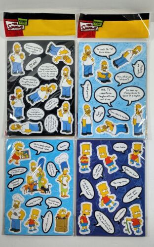 Simpsons 14 MAGNETS SET 4 Sets Animated TV Refrigerator Cartoon Fox 2007 NEW - Picture 1 of 7