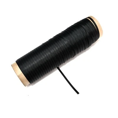 MARKENLOS Texband nastro per ascensore nastro per tapparelle al metro Raffstore nastro tessile 6 mm x 0,5 nero