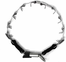 Herm Sprenger Neck Tech Stainless Steel Prong Dog Training Collar with Buckle