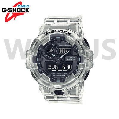 G-SHOCK GA-700SKE-7A Analog-Digital Resin Transparent Clear Watch