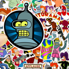 Futurama Stickers 10 Pack Random Assortment Cartoon Decal Sticker Set -US Seller