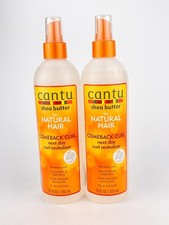 Cantu Comeback Curl Revitalizer Mist Shea Butter for Natural Hair 12oz Lot of 2