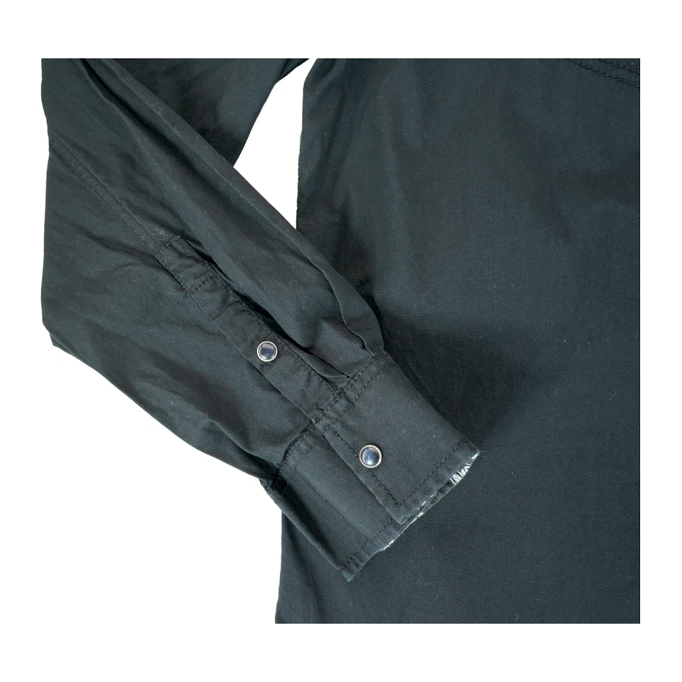 Marc Ecko Shirt Adult XXL Black Sewn Button Up Long Sleeve Casual Mens. - Image 3 of 4