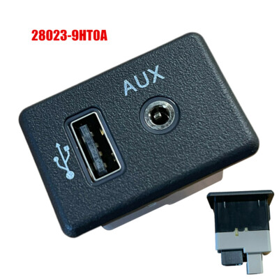 New Audio AUX Socket Plug USB Port For Nissan Altima 2012-2018